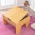KidKraft 17506 3.25 x 23.5 x 28.5 in. Activity Play Table - Gray & Natural Perspective: left