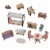 KidKraft Charlotte Dollhouse with EZ Kraft Assembly™ Perspective: left
