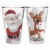 Zak! Designs Rudolph the Red Noise Reindeer Glass Tumbler Glassware Set Perspective: left
