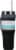 Zak! Designs Stainless Steel Double Wall Waverly Tumbler - Ebony Black Perspective: left