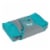 Insulated Rectangle Thermal Casserole Dish Carrier, Teal and Grey, 16 x 10 x 4 inches Perspective: left