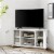 Crosley Camden Corner TV Set - White Finish Perspective: left