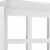 Crosley Furniture Plymouth 26 Coastal Wood Hall Tree White in White Perspective: left