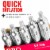PRO BIKE TOOL 16g Threaded 5 Pack CO2 Cartridges Perspective: left