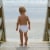 Green Sprouts Snap Reusable Absorbent White Swimsuit Diaper Perspective: left