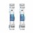 Samsung DA29-00020B 2PK Refrigerator Water Filter Compatible by BlueFall Perspective: left