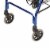 Graham Field Lumex Walkabout Lite Rollator with Seat & 6 Inch Wheels, Royal Blue Perspective: left