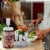 Year of Plenty White Fermentation Lids | for Wide Mouth Mason Jars | 4-Pack Perspective: left