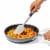 OXO Soft Works Silicone Spatula - Black Perspective: left
