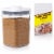 OXO 11234000 Good Grips Short 1.1 Quart Bulk Food Storage POP Container, Clear Perspective: left