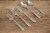 Cambridge Silversmiths Keene Hammered Flatware Set - Mirror Perspective: left