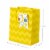 Medium Gift Bag (#77): Hallmark Medium Gift Bag with Tissue Yellow Chevrons Perspective: left