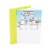 Christmas Card #29: Hallmark Shoebox Funny Christmas Card (Buff Snowman) Perspective: left