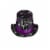 Ampro Happy New Year Stars Top Hat Perspective: left