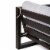 Paradise Solid Dark Eucalyptus Outdoor Patio Lounge Chair in Light Gray Fabric Perspective: left