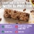 Zbar Protein Chocolate Chip Chocolate Mint and Cookies 'n Creme Crispy Snack Bars Variety Pack Perspective: left