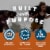CLIF Builders Chocolate Peanut Butter Protein Bar Perspective: left