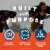 Clif Builders Chocolate Flavor Protein Bar Perspective: left