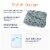 Cheer Collection Chunky Cable Knit Ultra Plush and Soft 100% Acrylic Accent Throw - 50 x 60 Perspective: left