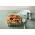 Pyrex Easy Grab 2-Qt Glass Baking Dish with Red Lid (Pack of 18) Perspective: left