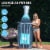 Swimline 90650 Inflatable 86 Prosecco Bottle Pool Float Water Raft Lounger Perspective: left