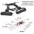 Wonder Maxi 3D Vibration Plate Exercise Machine w/ Dual Motor Oscillation, Red Perspective: left