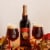 North Coast Brewing Co. Brother Thelonious Belgian Style Abbey Ale Craft Beer Single Bottle Perspective: left