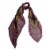 Purple Print Scrunchie & Scarf Set Perspective: left