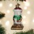 Old World Christmas S'mores Snowman Glass Marshmellows Chocolate 24216 Perspective: left