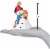 Old World Christmas 4.25 Inches Flamin' Hot Cheetos Snowman Glass Ornament Melting 24221 Perspective: left