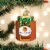 Old World Christmas Glass Blown Jar of Marmalade Ornament, Orange, 3 Perspective: left