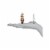 Old World Christmas 2.00 Mini Nutcracker Soldier Gumdrops Collection Wooden King Perspective: left