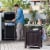 Keter Brown Unity Patio Grilling & Bar Cart Perspective: left