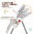 Babyjoy Folding Baby High Chair Dining Chair w/ 6-Level Height Adjustment Gray Perspective: left