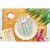 Hampton Forge Tomodachi Dali Flatware Set - Turquoise/Silver Perspective: left