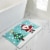 VCNY Holiday Polyester Tufted Santa Bath Mat Perspective: left