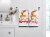 VCNY Home Be Merry Reindeer Hand Towels Perspective: left