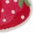 Strawberry Shaped Tufted Bath Rug Perspective: left
