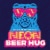 Goose Island Neon Beer Hug IPA Perspective: left