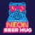 Goose Island Neon Beer Hug IPA Perspective: left