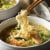 Thai Kitchen Gluten Free Garlic & Vegetable Instant Rice Noodle Soup Perspective: left