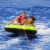 Airhead Comfort Shell 2 Person Nylon Towable Inflatable Water Sport Boating Tube Perspective: left