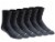 Dickies® Dri-Tech Mid-Crew Socks - Black Perspective: left