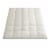 3-Inch Mattress Topper Pillowtop Feather Bed White Goose Feather Cotton Fabric Perspective: left