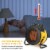 1500W Portable Electric Space Heater Personal Fan with Overheat Protection Perspective: left