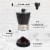 Primula® Black Manual Coffee Grinder Perspective: left