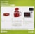 Ecolution Micro-Pop Microwave Popcorn Popper - Red Perspective: left
