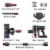 SUGIFT 4-in-1 Lightweight Stick Vacuum Cleaner with LED Display, 20KPa，Professional Grade Perspective: left