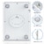 Sugift USB Rechargeable Food Scale, 22lb Digital Kitchen Scale Perspective: left
