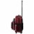 Everest Deluxe Wheeled Backpack - Burgundy/Gray Perspective: left